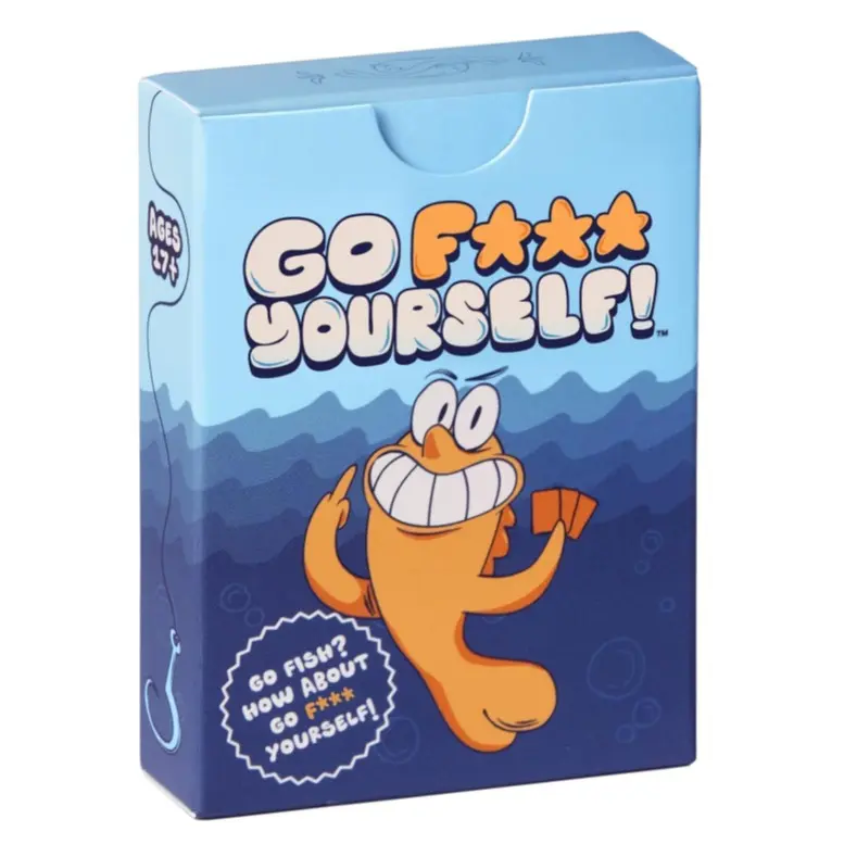 Grown Up Go Fish Card Game, Funny Gag Gift Card Deck | 52 Playing Card Deck of 13 Unique Pairs, 2+ Players, Funny Party Game for Game Night, Bachelorette Parties, Travel, Camping