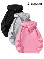 black + light gray + pink.