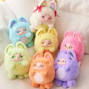 Puff-Colorful Ball Family Zipper Crossbody Bag Blind Box