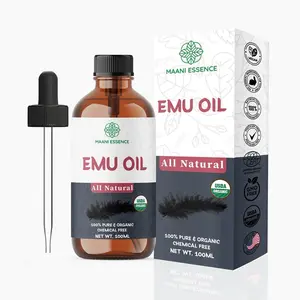 100ML LARGE ORGANIC AUSTRALIAN EMU MASSAGE OIL PURE AND NATURAL -NON GMO - MADE IN USA