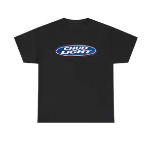 Chud Light Graphic Shirt, 100% Cotton Unisex Crewneck T-Shirt, Funny Meme Tee, Y2K Aesthetic Streetwear, Vintage Humor Shirt, Casual Short Sleeve Top