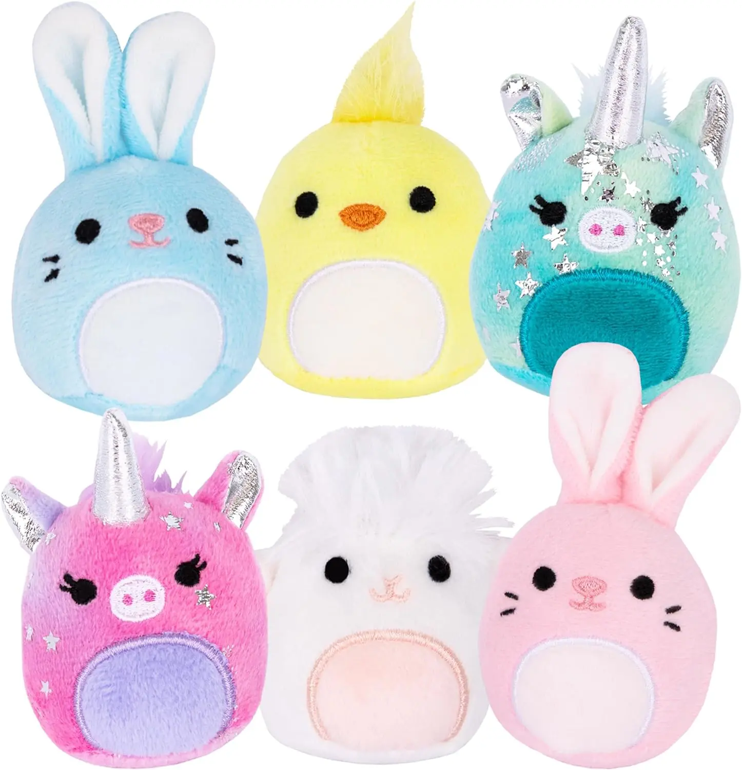 Bulk Easter Stuffed Animals - Set of 6 Plush Easter Toys Bulk Easter Stuffed Animals - Set of 6 Plush Easter Toys