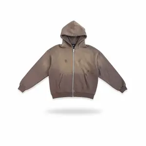 Acid Wash Hoodie Oversized Vintage Hoodie Unisex Heavy Weight Distress Hoodie for Men Women Couples with Pockets