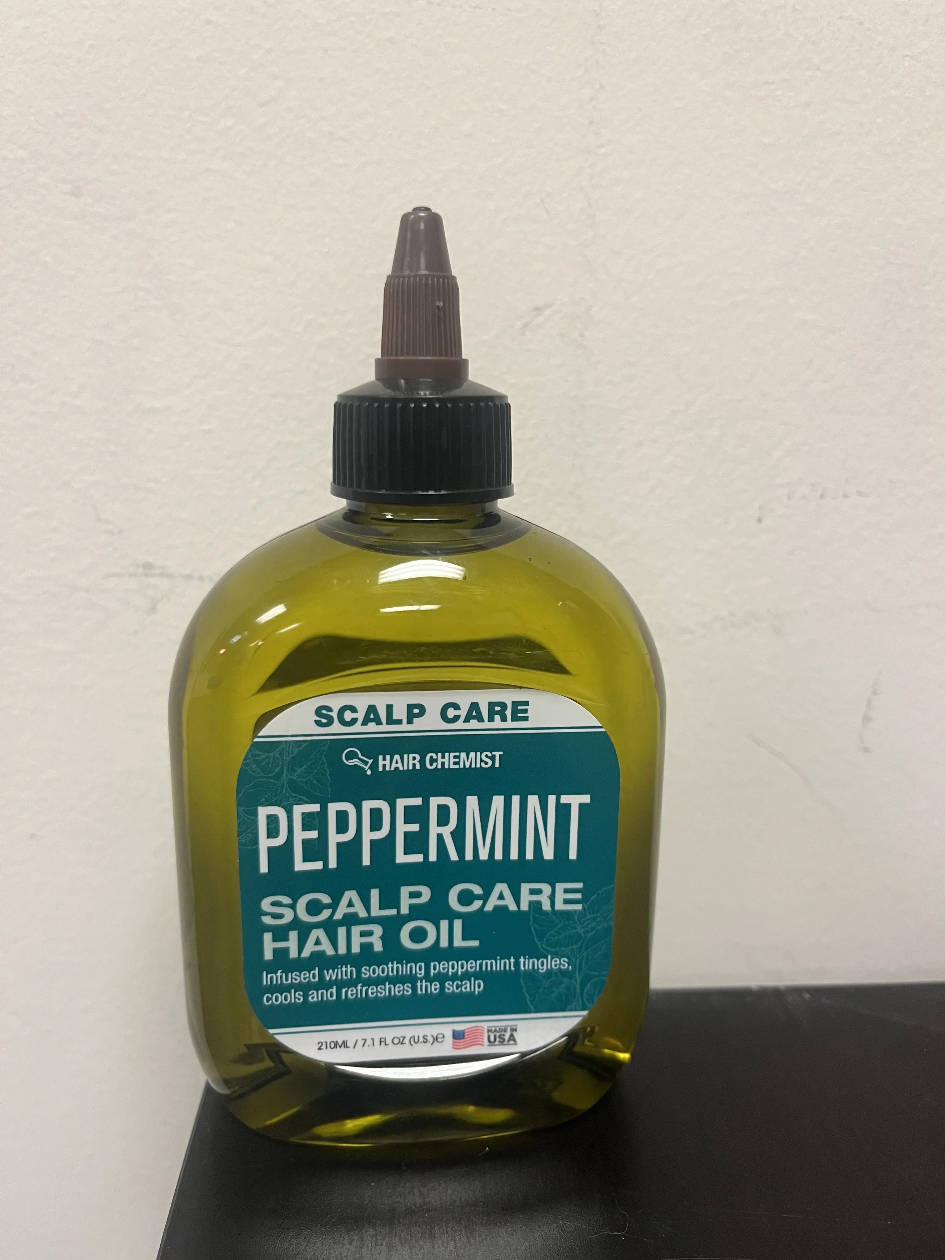 Hair Chemist Peppermint Scalp Care Hair Oil - Infused with Soothing Peppermint Oils for Cooling and Refreshing the Scalp