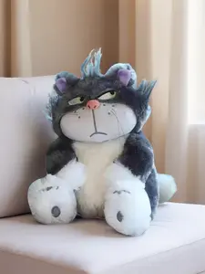 Lucifer Cat Plush Doll Fluffy Design for Girls Birthday Gift Unique Features Soft Adorable Stuffed Stuffed Animal