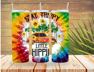 Stay Trippy Little Hippie 20 oz Tumbler