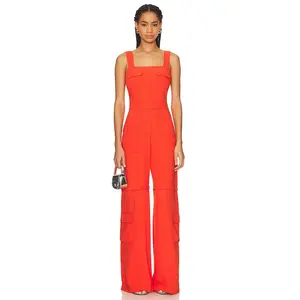 Amanda Uprichard Frida Jumpsuit in Mandarin