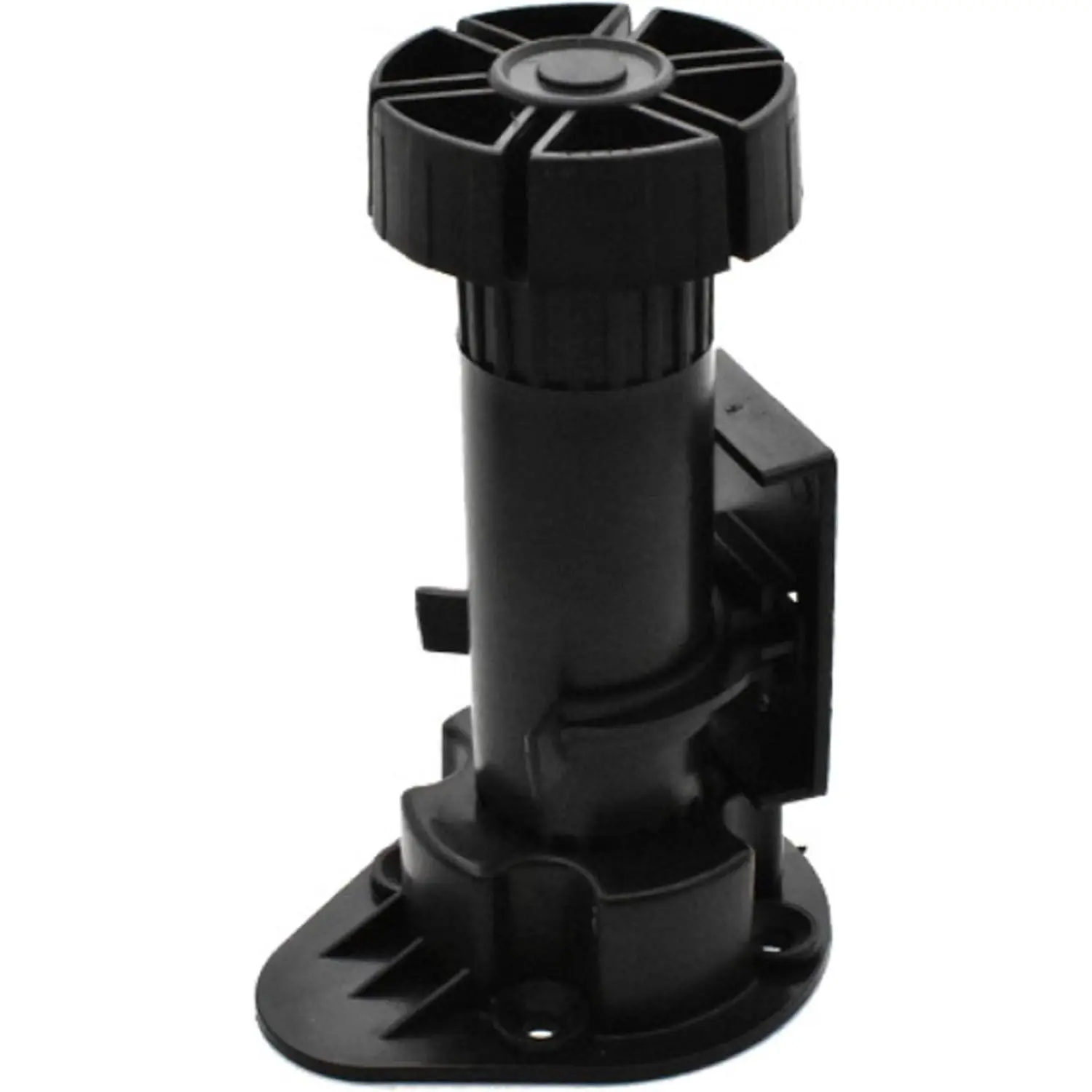 12 Pack Black Cabinet Leveler Legs Adjustable Furniture Legs Adjusts from 3-7/8" to 5-1/8", for Furniture, Cabinets Ect