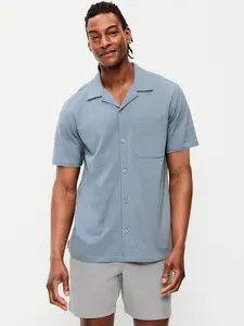 Old Navy Men's Oversized Short-Sleeve Chore Shirt