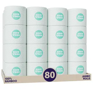 Save Trees Bamboo Toilet Paper, 80 Pack