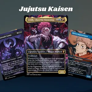 MTG Proxy 100+ Card Commander Deck Curse Sorcerers Cursed Energy Control & Hex Spirit Synergy Strategy Theme Ready to Play Magic Style Deck Perfect Gift for Collectors and Card Players