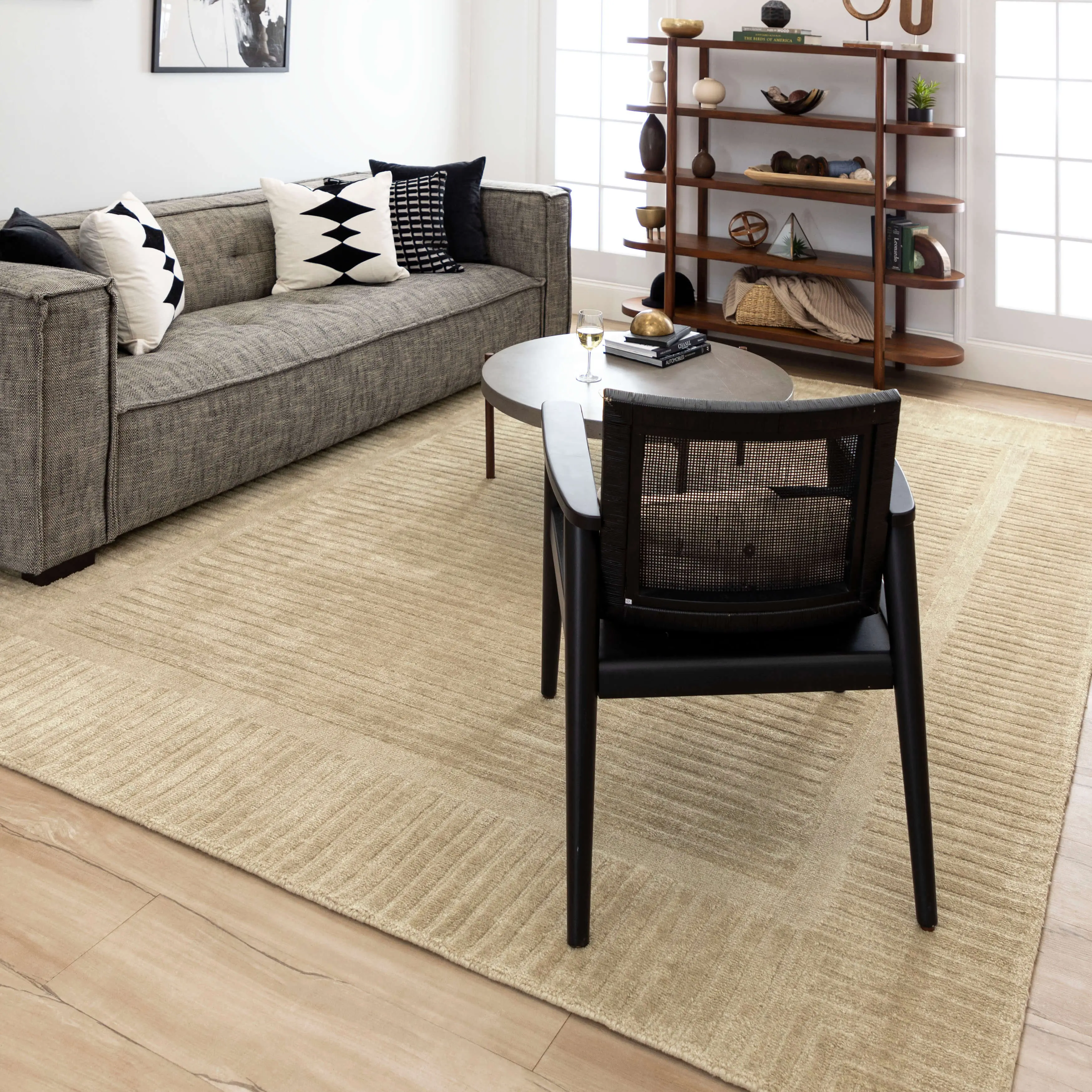 Karastan Terra Firma Cream Area Rug by Bobby Berk