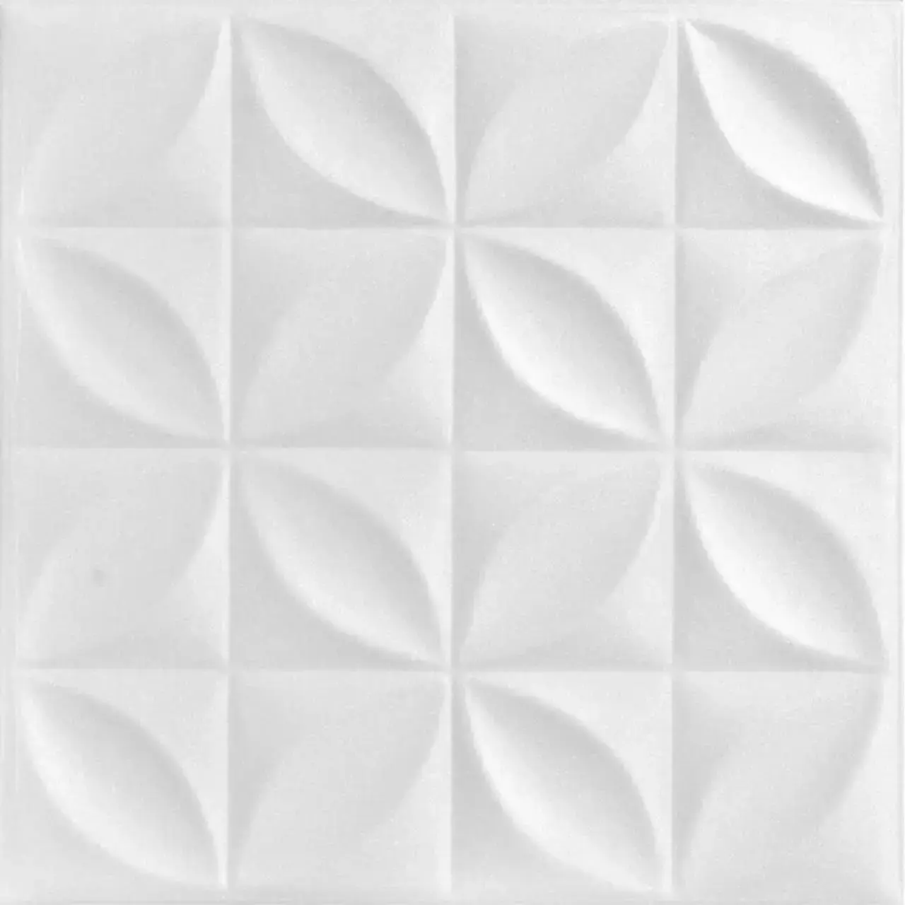A La Maison Ceilings Perceptions 20in x 20in Solid Square Polystyrene Glue-up Decorative Ceiling Tiles - #R103, Affordable Upgrade, Easy to Install, Lightweight, Durable, Bathroom Use (96 Pieces, 259 sqft Set), Living Room, Budget‑Smart Decor