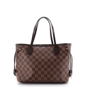 Pre-owned Louis Vuitton Canvas Coated Tote Bags REBAG Neverfull Tote Damier PM by Rebag