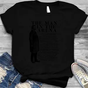 Theodore Roosevelt 'Man In The Arena' Speech T-Shirt