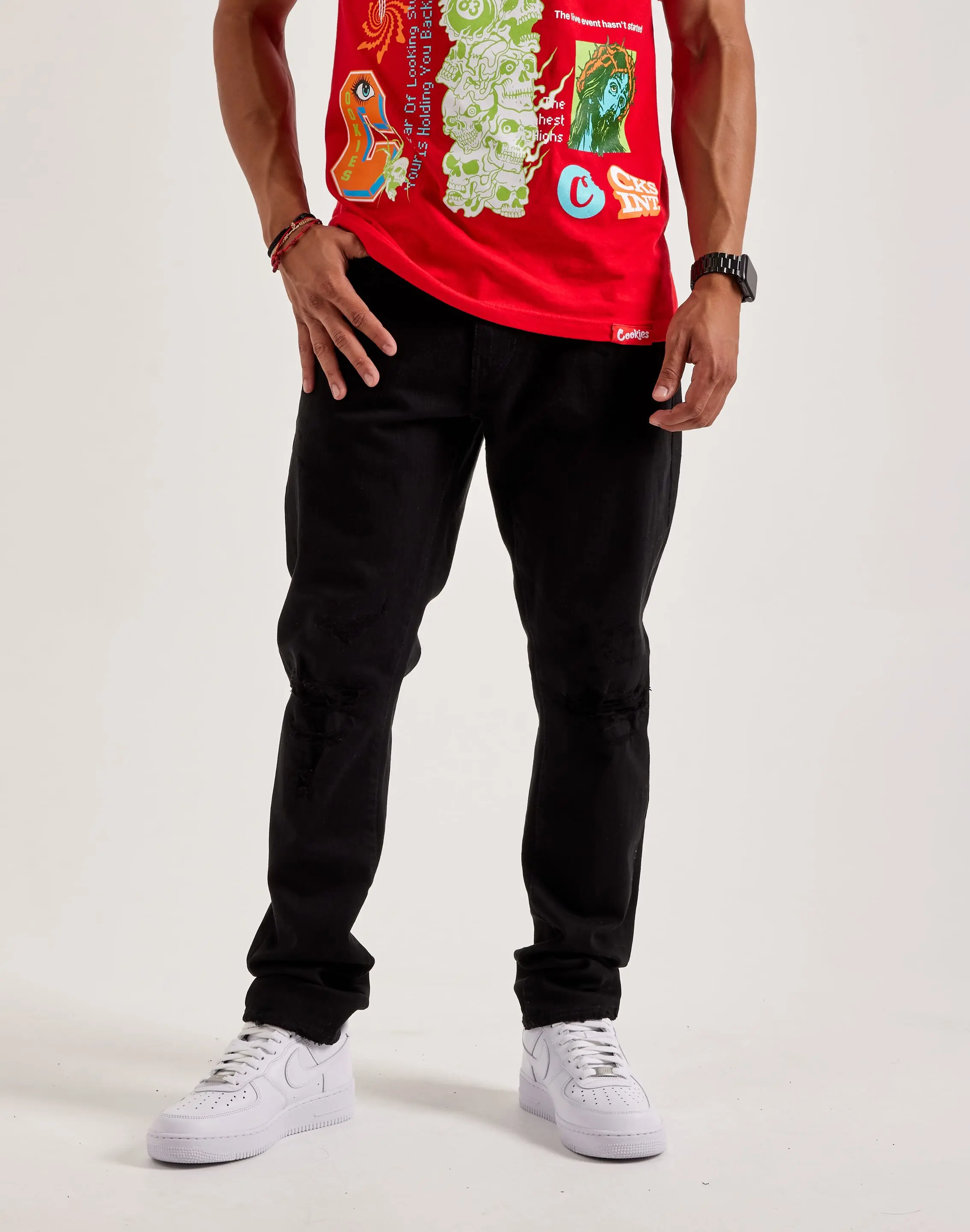 Mens Jordan Craig Basic Sean Slim Denim Jeans