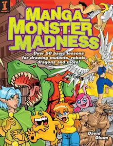 USED Book - Manga Monster Madness by Okum, David (Paperback) - english