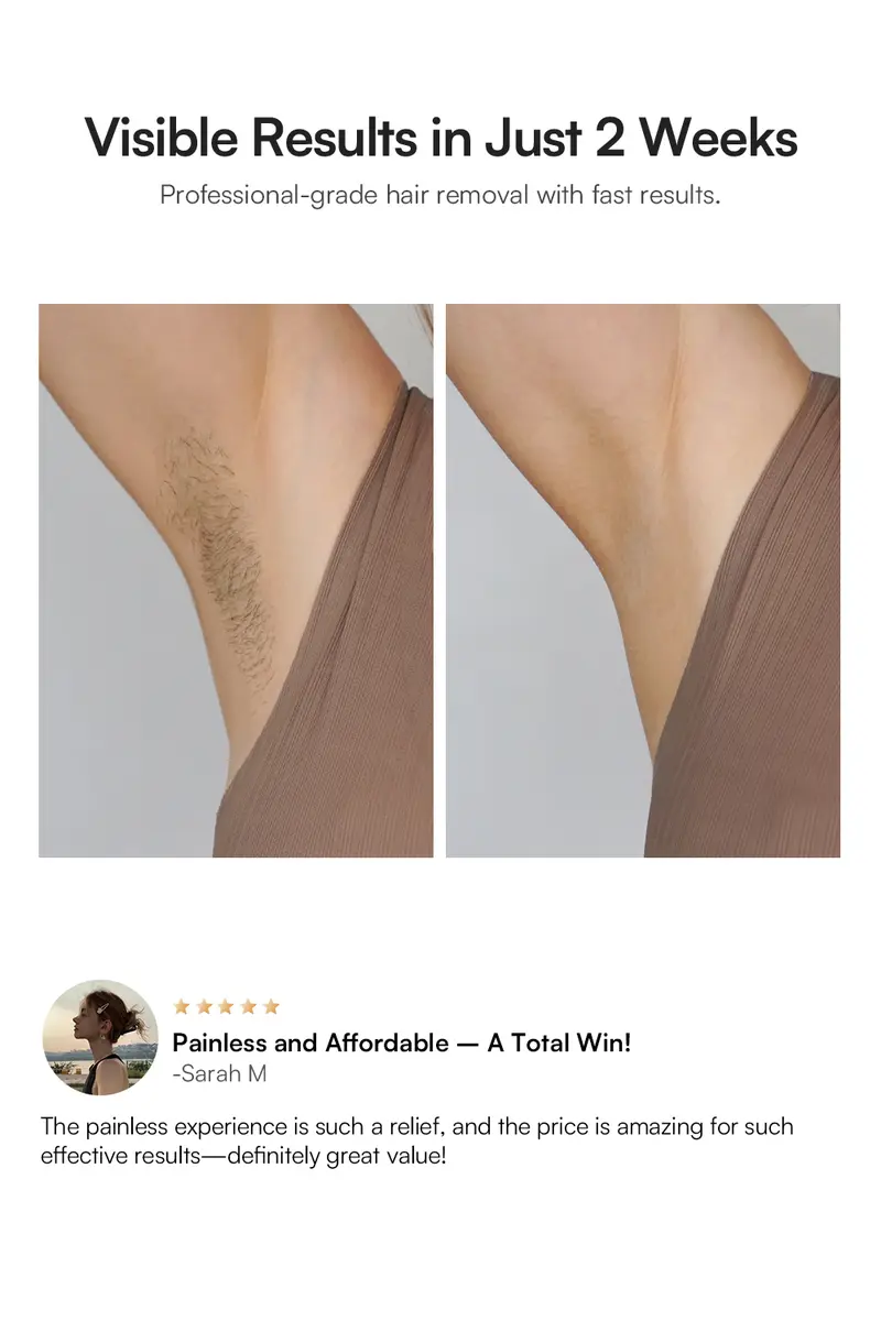 Product Introduction of INIA HAUTE Pro Sapphire Ice-Cooling IPL Hair Removal Device – Painless, FDA Cleared, Full Body & Bikini Use, Long-Lasting Results for Women & Men, 2-Year Warranty – Stay Cool & Smooth, 1