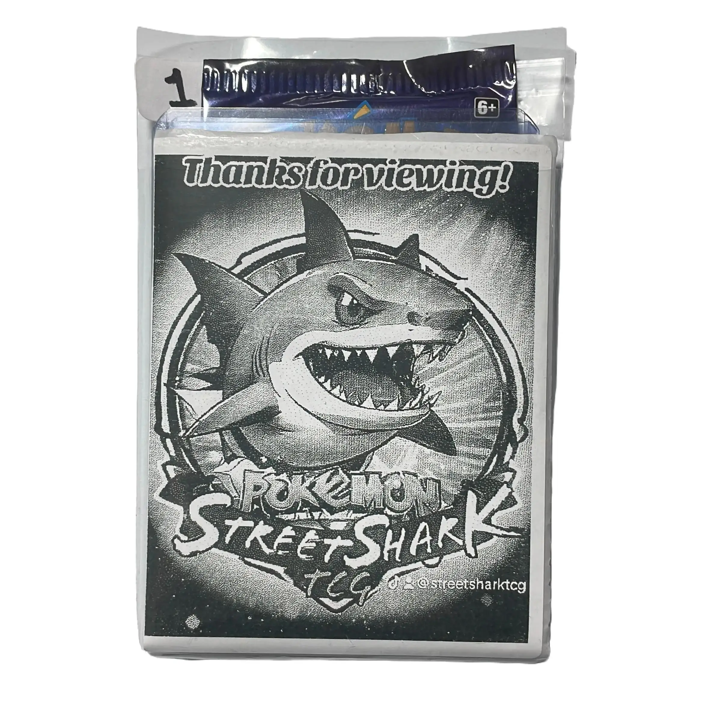 SHARKBITE BAGS - Each Bag Comes With A Variety Of Trading Cards