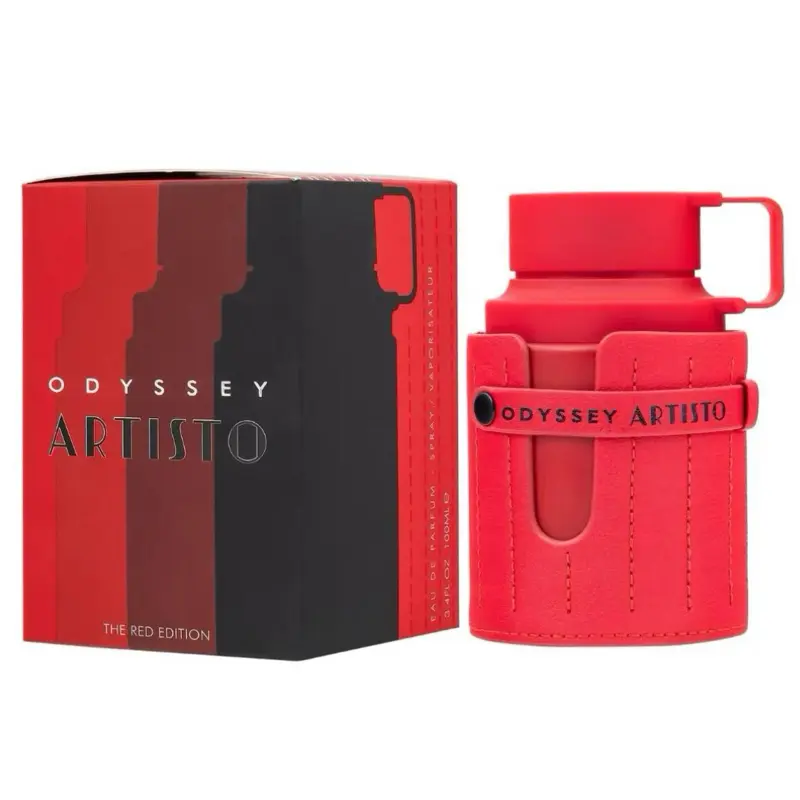 Armaf Odyssey Artisto Eau De Parfum for Men 3.4 oz Bold Elegant Strong Long Lasting Fragrance The Red Edition