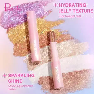 PAGEVINE Jelly Highlighter & Eyeshadow Stick | Long Lasting Shimmer Eye Brightener Stick | Multi-Use Glitter Face Highlighter & Inner Corner Pop Makeup tiktokshopspringglowup