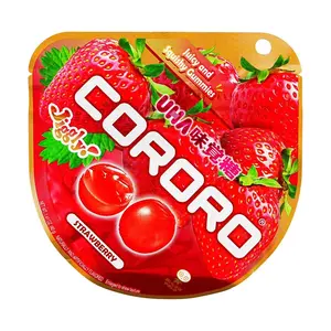 UHA Japan Cororo Strawberry Flavor Juice Gummies 40g - Upgraded Texture & New Packaging
