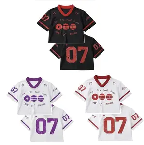 Arirang 2026 Crop Jersey for Women, Mesh Chicago World Tour Be Back Jersey for Girl