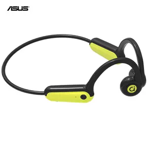 Asus bone conduction headphone wireless connection with microphone, long battery life,16.3mm bone conduction speaker suitable for running. open ear