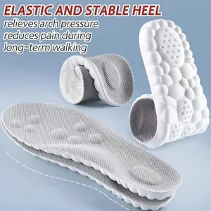Anti-Fatigue 4D Cloud Soles Inserts, Soft Cushioned Insoles for Foot Pain Relief, Shock Absorption & Non-Slip Comfort for Men & Women