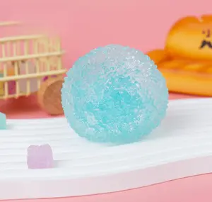 Handmade Crystal Mochi Ball Squishies, Soft Stress Relief Fidgeting Toy, Anxiety Fidgets Sensory Play Set for Relaxing & Gifting #Summervibes moldable non-rebound fidget toy