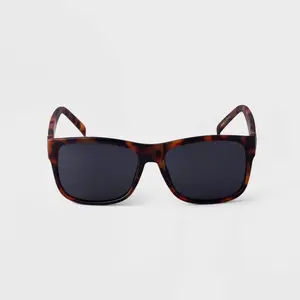 Men's Tortoise Shell Square Sunglasses - Goodfellow & Co™ Brown