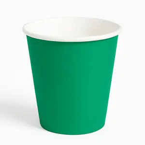 Festive Green 9oz Paper Cups