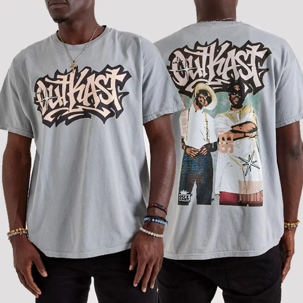 OUTKAST Graphic Tee Unisex Cotton Streetwear Casual Music T-Shirt