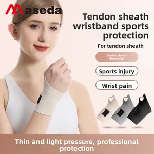 Ultra-thin wrist guard, anti-light and non-sultry, breathable fixed pressurized Velcro adjustable, anti-sprain protection wrist guard