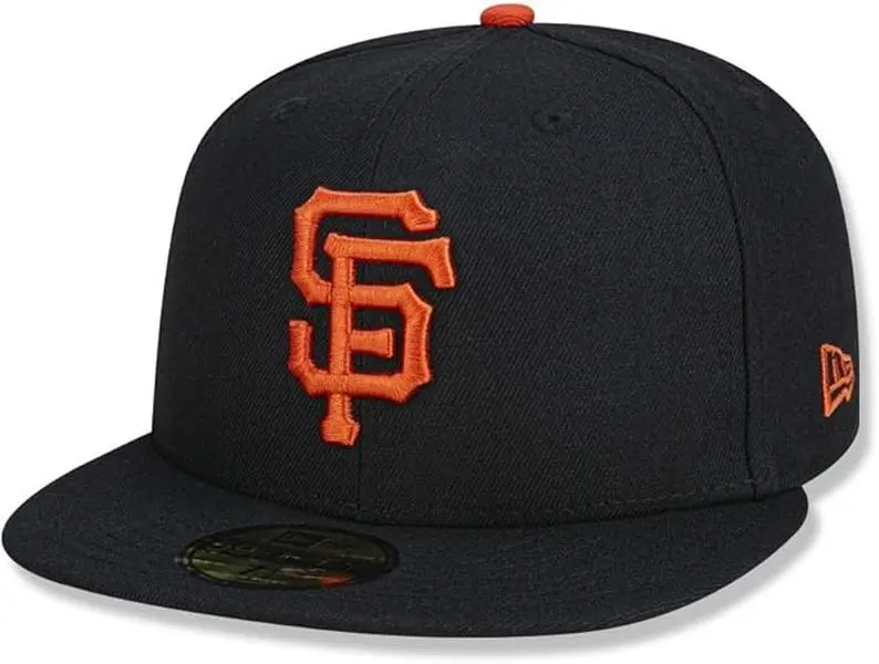 New Era 59Fifty San Francisco Giants Basic Baseball Cap - Black/Orange - 7 3/4 70331940-734