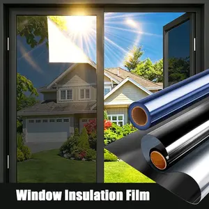Window Privacy Film Frosted Glass Static Cling, UV Shielding Heat Adjustment Window Tint Day and Night Insulation for Home Bathroom Door Decorative Frosting Cover Decorative Frosting Cover summervibes