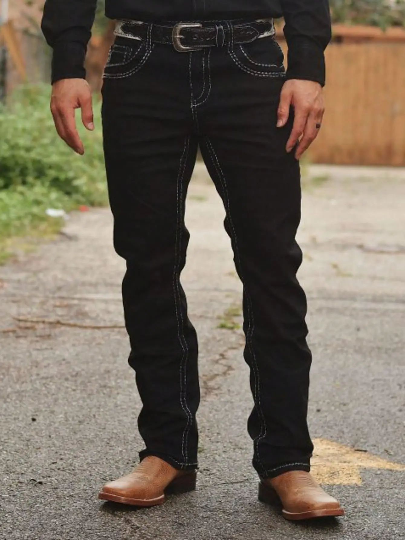 New Men's Streetwear Vintage Black Slim Straight Jeans Trousers for Men's Simple Style Solid Denim Pants Menswear Classic DFYD