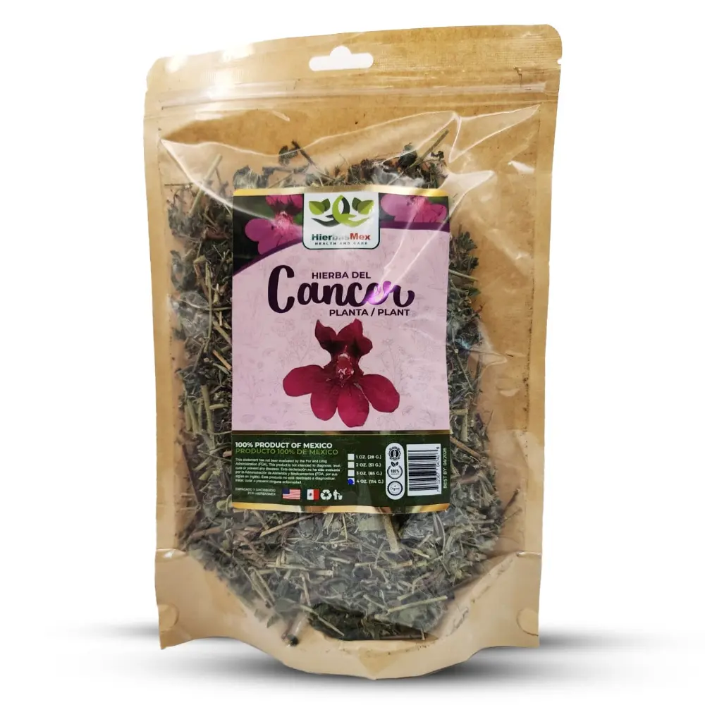 Hierba del Cancer Natural Te Tea 4 oz.-113g Natural Mexican Herb Hierba Wild Crafted