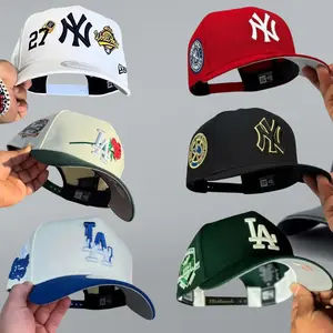 MLB Curved Brim Baseball Cap – New York Yankees Los Angeles Dodgers Adjustable Snapback Hat for Men Women, Vintage Streetwear Hip Hop Style, Casual Outdoor Sports Fashion, Urban Trendy Headwear Accessories USA 2026