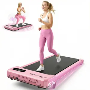 【SummerVibes】Walking Pad Treadmill with Incline - Under Desk Treadmills with Vibration Massage Plate, 2.5HP Compact Portable Treadmills for Home Small Spaces, Office, with Remote Control & LED Display summerwins Workout Station Whole Body Workout