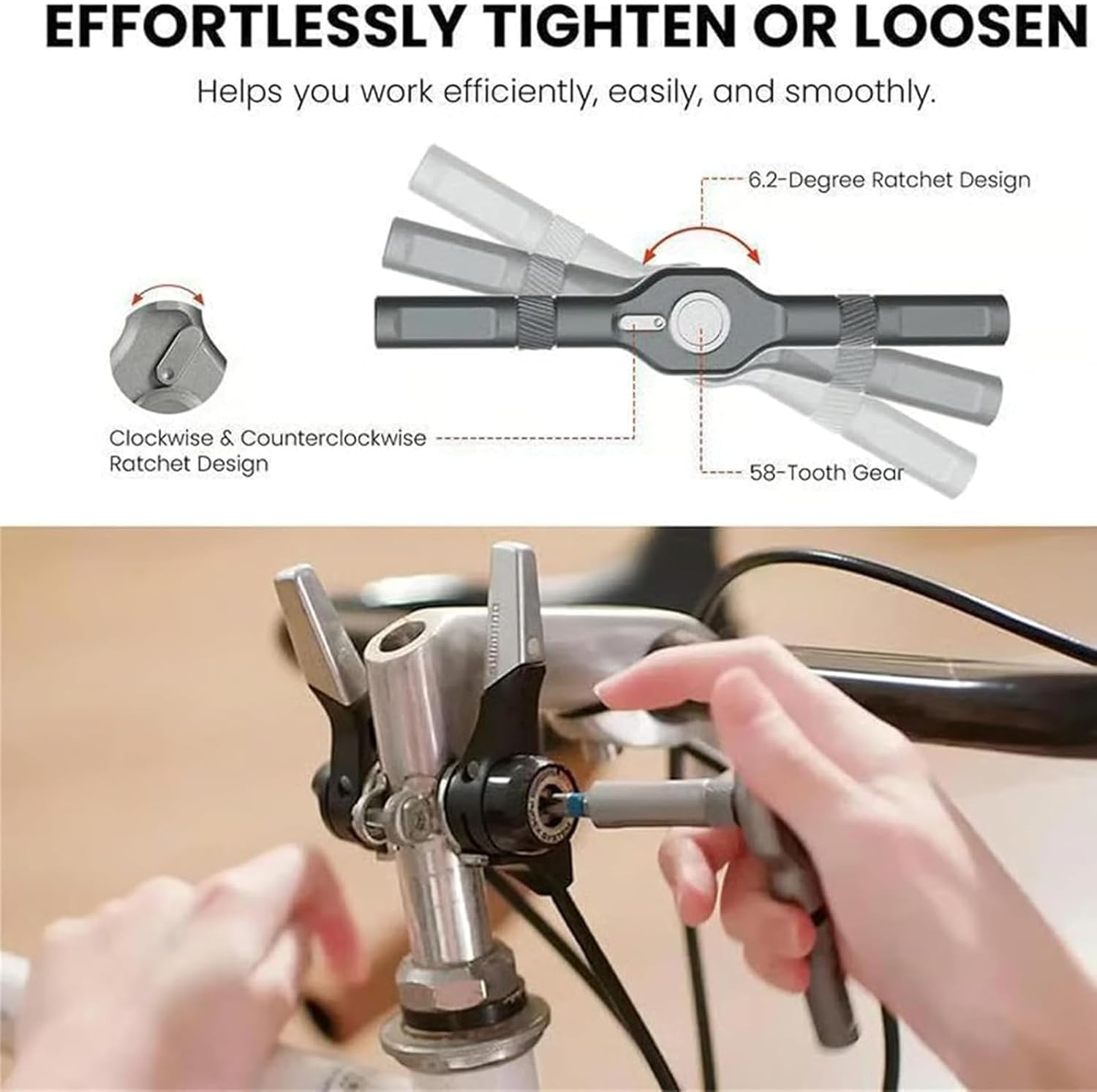 24-Piece Magnetic Ratchet Screwdriver Set, S2 Steel Precision Bits, Portable Hard Case for DIY, Home Repair, PC Building, Bike Maintenance & Watch Repair