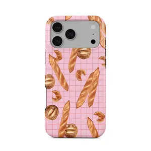 BURGA No Crumbs iPhone Case | Luxury Aesthetic MagSafe Phone Case | Slim Shockproof Protective Cover | Clean Girl /Trending 2025/Trendy Style for iPhone 11–17 Pro Max #Nothing Changes