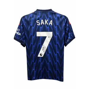 Bukayo Saka Signed Arsenal Soccer Jersey with Beckett COA