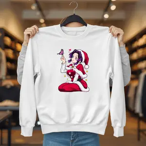 Shinobu Kocho Christmast Sweatshirt, Demon Slayer Christmast Shirt, Gift For Anime Fan, For Men, For Women