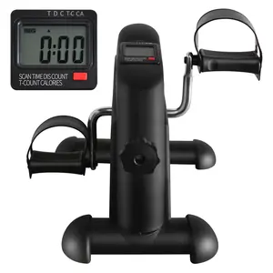 Mini Exercise Bike Rehabilitation Training Walking Machine Home Use Maximum Weight 120KG with Electronic Display & Instep Restraint Strap