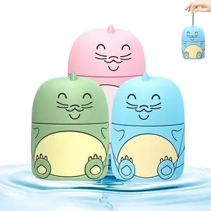 Agriculturi Toilet Cleaner & Toilet Deodorizer Wonder, Toilets Bowl Cleaner Bottle, Cute Dinosaur-Shaped Cleaning Toilets Tank Cleaner Tablets with Marine, Jasmine, and Peach Scent Fragrance Household Scented