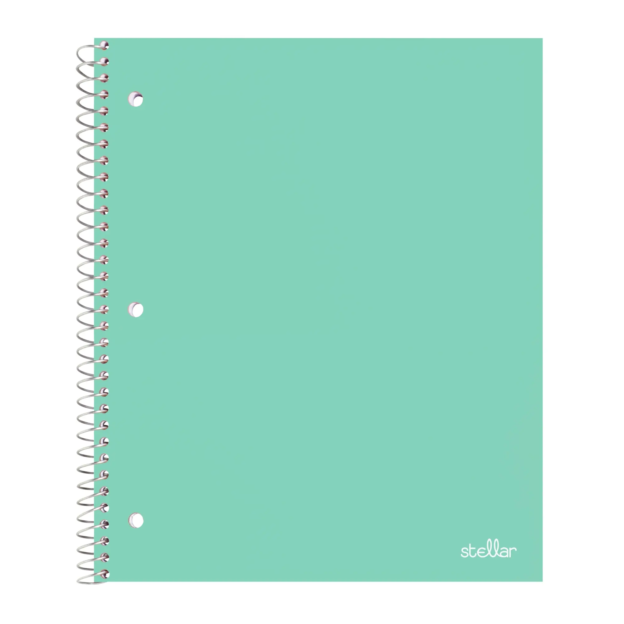 Office Depot® Brand Stellar Poly Notebook, 8-1/2" x 11",  1 Subject, College Ruled, 100 Sheets, Mint
