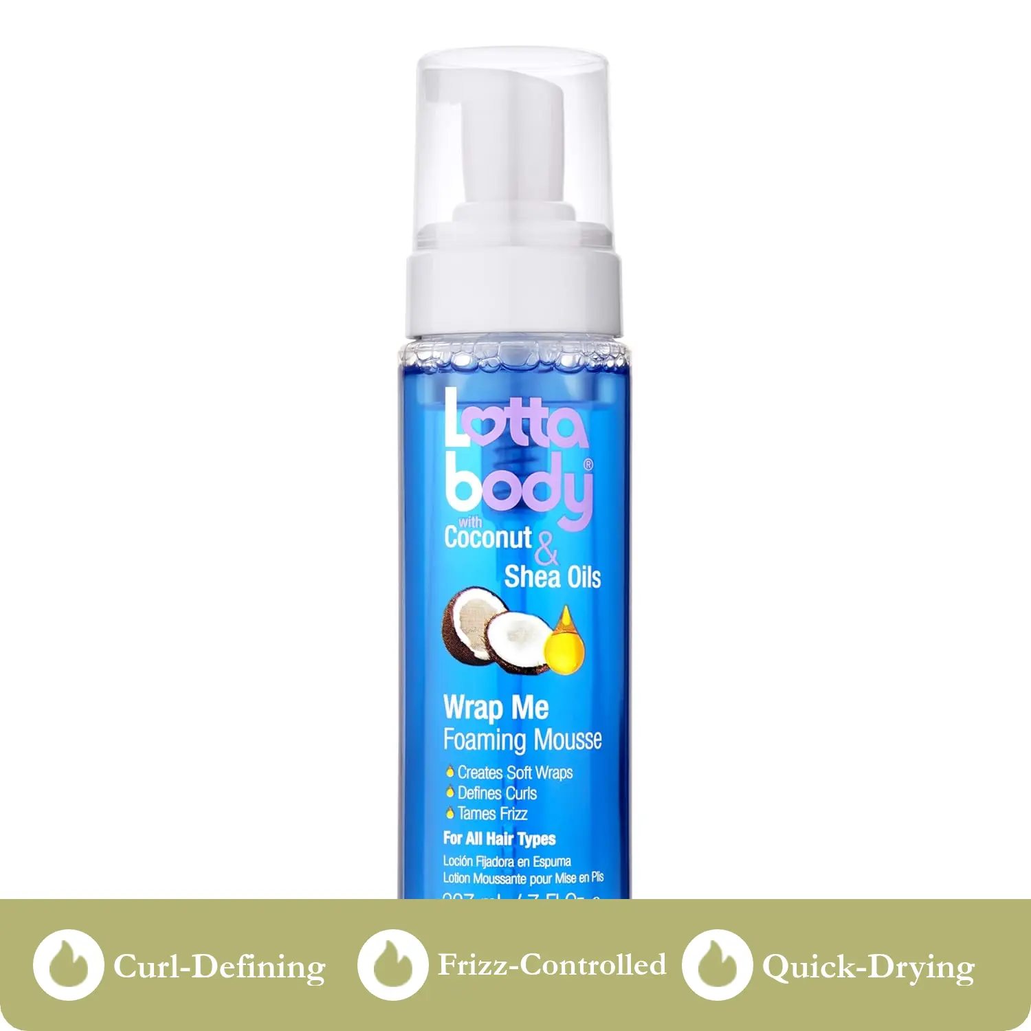 Lottabody Wrap Me Foaming Mousse with Coconut & Shea Oils