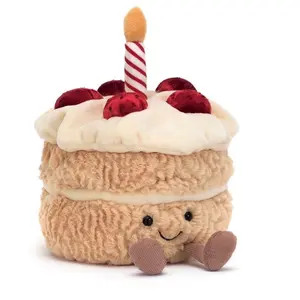 Plush Birthday Cakes, Soft Plush Birthday Gifts, Comforting Plush Toys, plush Cake Dolls, Birthday Presents.