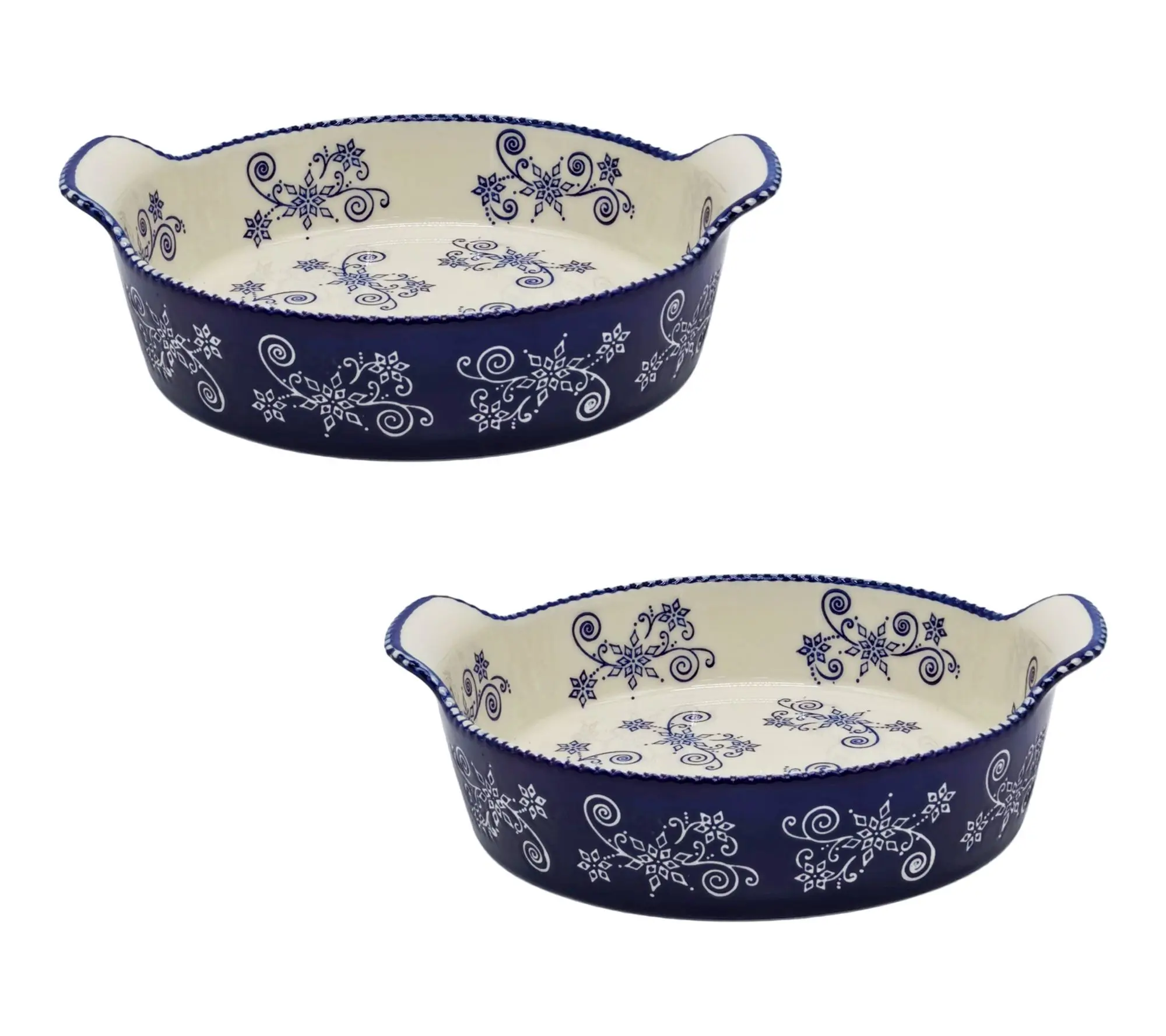 Temp-tations Set of (2) 9" Pie Plates